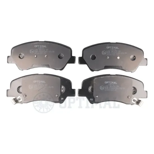 Bremsbelagsatz, Scheibenbremse Vorderachse OPTIMAL BP-12672 Bild Bremsbelagsatz, Scheibenbremse Vorderachse OPTIMAL BP-12672