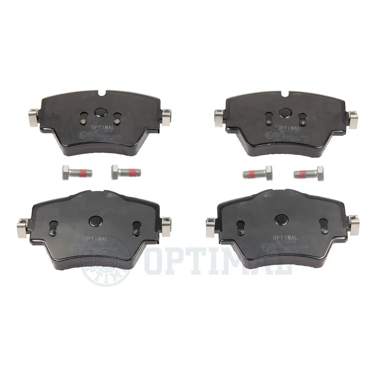 Bremsbelagsatz, Scheibenbremse Vorderachse OPTIMAL BP-12674