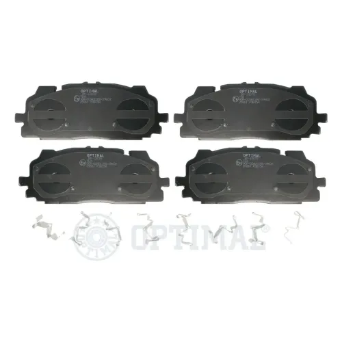 Bremsbelagsatz, Scheibenbremse Vorderachse OPTIMAL BP-12678 Bild Bremsbelagsatz, Scheibenbremse Vorderachse OPTIMAL BP-12678