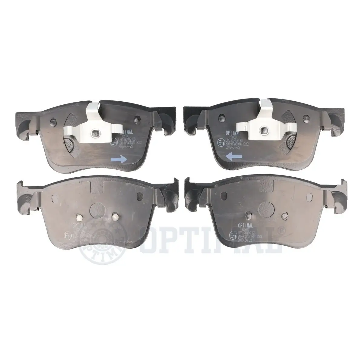 Bremsbelagsatz, Scheibenbremse Vorderachse OPTIMAL BP-12680