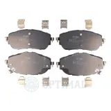 Bremsbelagsatz, Scheibenbremse Vorderachse OPTIMAL BP-12681