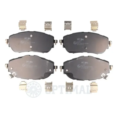 Bremsbelagsatz, Scheibenbremse Vorderachse OPTIMAL BP-12681 Bild Bremsbelagsatz, Scheibenbremse Vorderachse OPTIMAL BP-12681