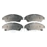 Bremsbelagsatz, Scheibenbremse Vorderachse OPTIMAL BP-12685