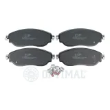 Bremsbelagsatz, Scheibenbremse Vorderachse OPTIMAL BP-12697