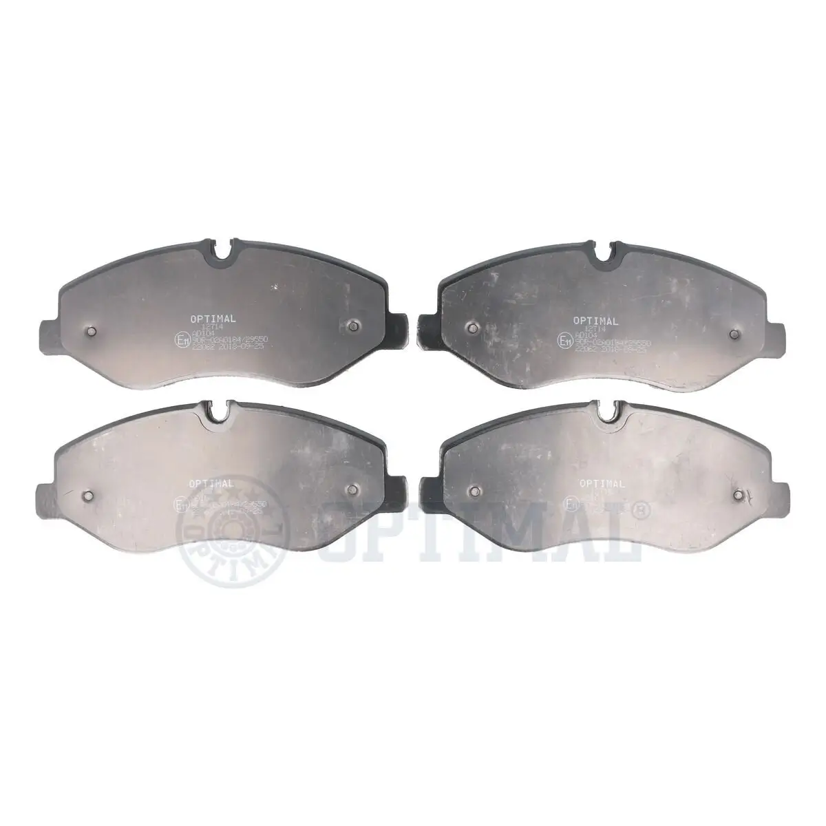 Bremsbelagsatz, Scheibenbremse Vorderachse OPTIMAL BP-12714