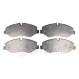 Bremsbelagsatz, Scheibenbremse Vorderachse OPTIMAL BP-12714