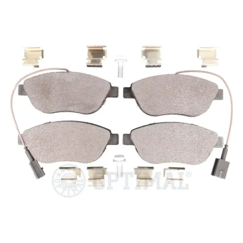 Bremsbelagsatz, Scheibenbremse Vorderachse OPTIMAL BP-12715 Bild Bremsbelagsatz, Scheibenbremse Vorderachse OPTIMAL BP-12715