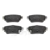 Bremsbelagsatz, Scheibenbremse Hinterachse OPTIMAL BP-12718
