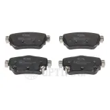 Bremsbelagsatz, Scheibenbremse Hinterachse OPTIMAL BP-12718