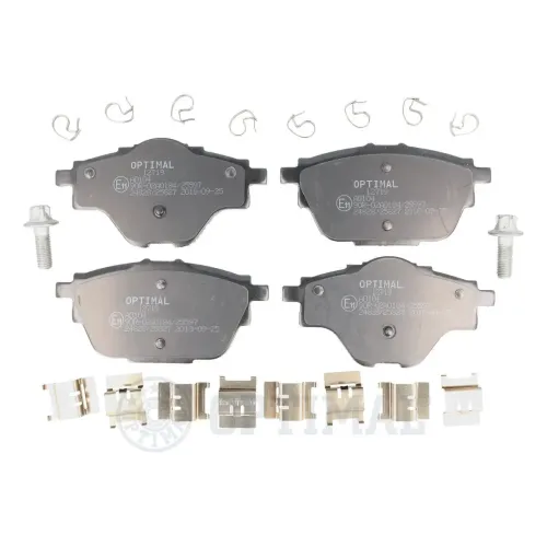 Bremsbelagsatz, Scheibenbremse Hinterachse OPTIMAL BP-12719 Bild Bremsbelagsatz, Scheibenbremse Hinterachse OPTIMAL BP-12719