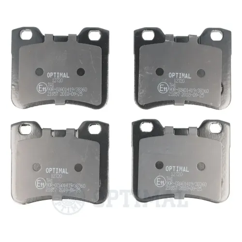 Bremsbelagsatz, Scheibenbremse Vorderachse OPTIMAL BP-12720 Bild Bremsbelagsatz, Scheibenbremse Vorderachse OPTIMAL BP-12720