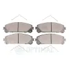 Bremsbelagsatz, Scheibenbremse Vorderachse OPTIMAL BP-12721 Bild Bremsbelagsatz, Scheibenbremse Vorderachse OPTIMAL BP-12721