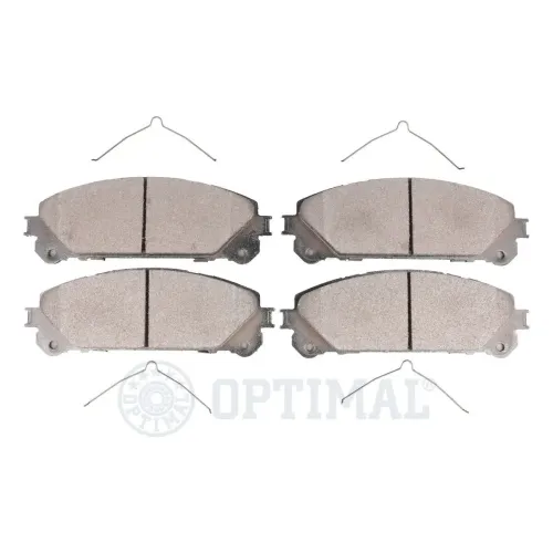 Bremsbelagsatz, Scheibenbremse Vorderachse OPTIMAL BP-12721 Bild Bremsbelagsatz, Scheibenbremse Vorderachse OPTIMAL BP-12721