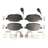 Bremsbelagsatz, Scheibenbremse Hinterachse OPTIMAL BP-12724