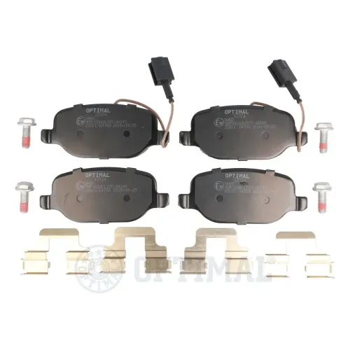 Bremsbelagsatz, Scheibenbremse Hinterachse OPTIMAL BP-12724 Bild Bremsbelagsatz, Scheibenbremse Hinterachse OPTIMAL BP-12724