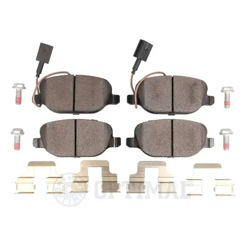 Bremsbelagsatz, Scheibenbremse Hinterachse OPTIMAL BP-12724 Bild Bremsbelagsatz, Scheibenbremse Hinterachse OPTIMAL BP-12724