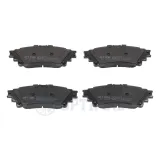 Bremsbelagsatz, Scheibenbremse Hinterachse OPTIMAL BP-12729