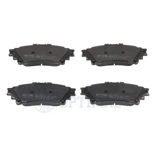 Bremsbelagsatz, Scheibenbremse Hinterachse OPTIMAL BP-12729 Bild Bremsbelagsatz, Scheibenbremse Hinterachse OPTIMAL BP-12729