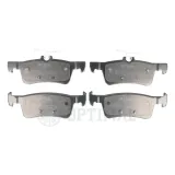 Bremsbelagsatz, Scheibenbremse Hinterachse OPTIMAL BP-12730