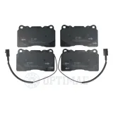 Bremsbelagsatz, Scheibenbremse Vorderachse OPTIMAL BP-12733