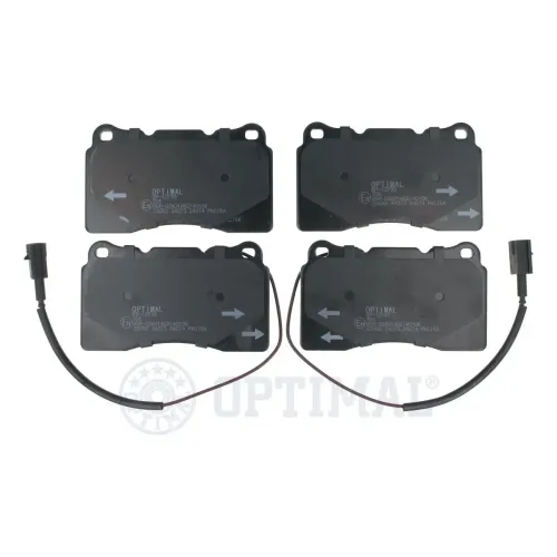 Bremsbelagsatz, Scheibenbremse Vorderachse OPTIMAL BP-12733 Bild Bremsbelagsatz, Scheibenbremse Vorderachse OPTIMAL BP-12733