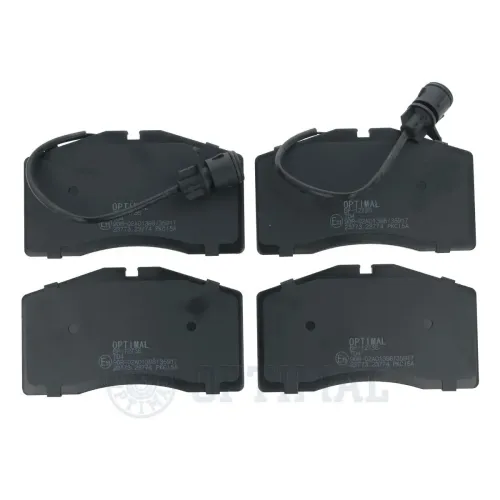 Bremsbelagsatz, Scheibenbremse Vorderachse OPTIMAL BP-12736 Bild Bremsbelagsatz, Scheibenbremse Vorderachse OPTIMAL BP-12736
