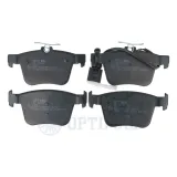 Bremsbelagsatz, Scheibenbremse Hinterachse OPTIMAL BP-12738