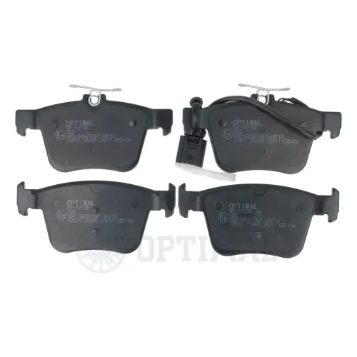 Bremsbelagsatz, Scheibenbremse Hinterachse OPTIMAL BP-12738 Bild Bremsbelagsatz, Scheibenbremse Hinterachse OPTIMAL BP-12738