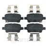 Bremsbelagsatz, Scheibenbremse Hinterachse OPTIMAL BP-12744