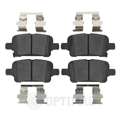 Bremsbelagsatz, Scheibenbremse Hinterachse OPTIMAL BP-12744 Bild Bremsbelagsatz, Scheibenbremse Hinterachse OPTIMAL BP-12744