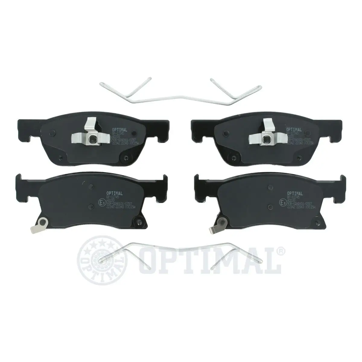 Bremsbelagsatz, Scheibenbremse Vorderachse OPTIMAL BP-12745