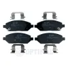 Bremsbelagsatz, Scheibenbremse Vorderachse OPTIMAL BP-12747
