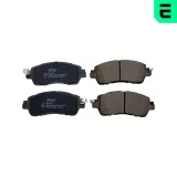 Bremsbelagsatz, Scheibenbremse Vorderachse OPTIMAL BP-12790