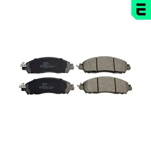 Bremsbelagsatz, Scheibenbremse Vorderachse OPTIMAL BP-12792 Bild Bremsbelagsatz, Scheibenbremse Vorderachse OPTIMAL BP-12792
