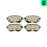 Bremsbelagsatz, Scheibenbremse Hinterachse OPTIMAL BP-12793