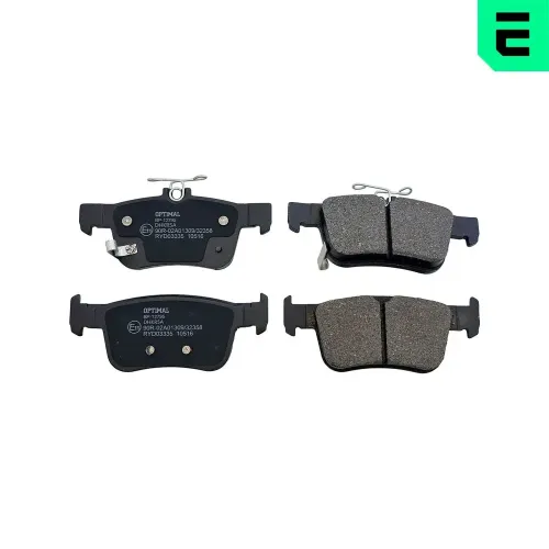 Bremsbelagsatz, Scheibenbremse Hinterachse OPTIMAL BP-12795 Bild Bremsbelagsatz, Scheibenbremse Hinterachse OPTIMAL BP-12795