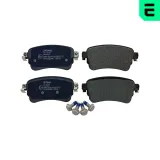 Bremsbelagsatz, Scheibenbremse Hinterachse OPTIMAL BP-12798
