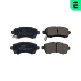 Bremsbelagsatz, Scheibenbremse Vorderachse OPTIMAL BP-12801