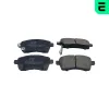 Bremsbelagsatz, Scheibenbremse Vorderachse OPTIMAL BP-12801 Bild Bremsbelagsatz, Scheibenbremse Vorderachse OPTIMAL BP-12801