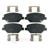 Bremsbelagsatz, Scheibenbremse Vorderachse OPTIMAL BP-12805