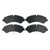 Bremsbelagsatz, Scheibenbremse Hinterachse OPTIMAL BP-12807