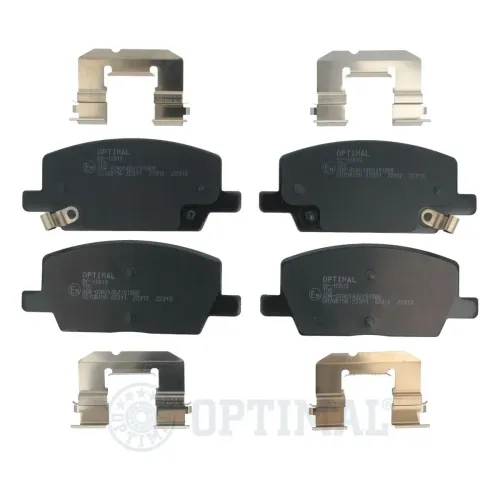Bremsbelagsatz, Scheibenbremse Vorderachse OPTIMAL BP-12813 Bild Bremsbelagsatz, Scheibenbremse Vorderachse OPTIMAL BP-12813