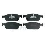 Bremsbelagsatz, Scheibenbremse Vorderachse OPTIMAL BP-12816