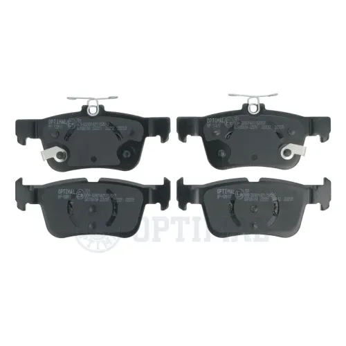 Bremsbelagsatz, Scheibenbremse Hinterachse OPTIMAL BP-12817 Bild Bremsbelagsatz, Scheibenbremse Hinterachse OPTIMAL BP-12817