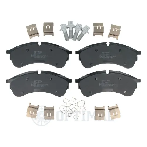 Bremsbelagsatz, Scheibenbremse Vorderachse OPTIMAL BP-12823 Bild Bremsbelagsatz, Scheibenbremse Vorderachse OPTIMAL BP-12823
