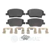 Bremsbelagsatz, Scheibenbremse Vorderachse OPTIMAL BP-12826 Bild Bremsbelagsatz, Scheibenbremse Vorderachse OPTIMAL BP-12826