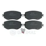 Bremsbelagsatz, Scheibenbremse Vorderachse OPTIMAL BP-12828