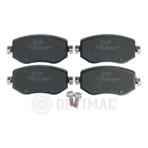 Bremsbelagsatz, Scheibenbremse Vorderachse OPTIMAL BP-12828 Bild Bremsbelagsatz, Scheibenbremse Vorderachse OPTIMAL BP-12828