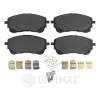 Bremsbelagsatz, Scheibenbremse Vorderachse OPTIMAL BP-12832 Bild Bremsbelagsatz, Scheibenbremse Vorderachse OPTIMAL BP-12832