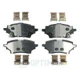 Bremsbelagsatz, Scheibenbremse Hinterachse OPTIMAL BP-12833